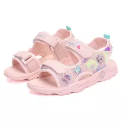 Disney crianças sapatos de verão nova elsa meninas malha praia especial moda i - comprar online