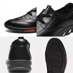 Sapatos de couro masculinos sapatos casuais de negócios solas macias mocassins na internet