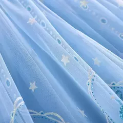 2024 novo 2-9y vestido de princesa disny meninas vestido primavera veraõ crianças na internet
