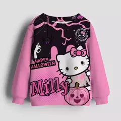 Bonito Kuromi e Melody Cartoon Anime Periféricos moletons Meninos e Meninas Suéter Pulôver de Pescoço Redondo na Primavera e no Outono - comprar online