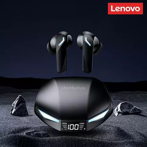 Novo lenovo gm2 pro max sem fio bluetooth 5.4 fones de ouvido led display digita - comprar online