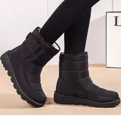 Botas femininas 2024 sapatos de inverno mulher botas de neve à prova dwaterproo - comprar online