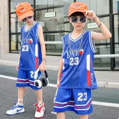 Uniforme de Treinamento Infantil, Jersey de Basquete, Secagem Rápida, Camisa Co