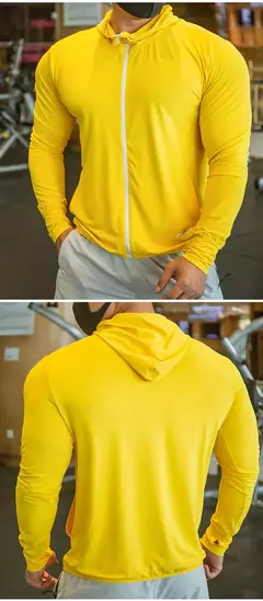 2023 jaqueta masculina de alta qualidade esportes zip up manga longa camisetas r