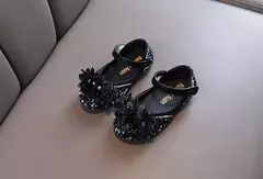 Sapato de princesa raso infantil, lantejoulas, Purpurina, Ballet, Performance, A