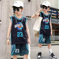 Uniforme de Treinamento Infantil, Jersey de Basquete, Secagem Rápida, Camisa Co - Show Drop