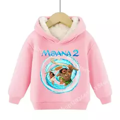 Moana 2 bonito moletons novo disney anime crianças moletom meninas meninos inve - Show Drop