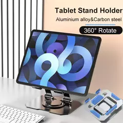 360 ° Suporte giratório para tablet, ajustável, dobrável, suporte para celul