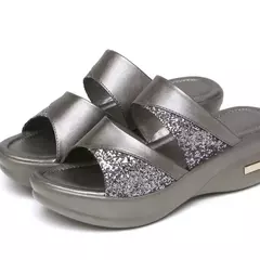 Sandálias femininas verão ouro dedo do pé aberto sandália vestido sapatos fe - comprar online