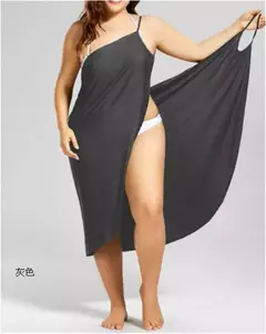 Verão praia sexy feminino cor sólida envoltório vestido proteção solar biki - loja online
