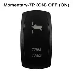 Barra de luz LED para carro e barco Carling, Amber Rocker Switch, momentâneo, t na internet