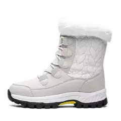 Botas femininas de inverno plataforma botas de neve à prova dwaterproof água p - loja online