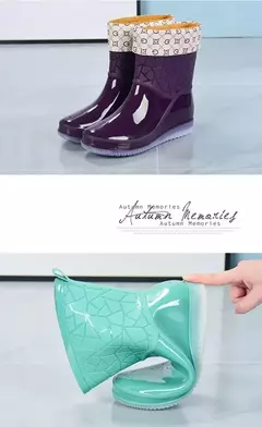Botas mujer 2023 botas femininas da moda ao ar livre sapatos de chuva novos anti