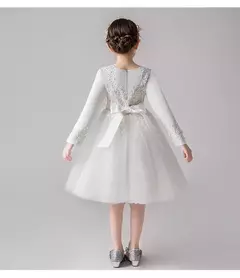 Meninas jovens casamento princesa elegante festa formal outono natal aniversári - comprar online