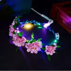 Imagem do Boho praia férias grinalda bandana flor artificial coroa guirlanda casamento he