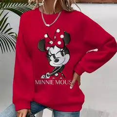 Disney feminino moletons e moletons mickey mouse outono primavera moletom outono na internet
