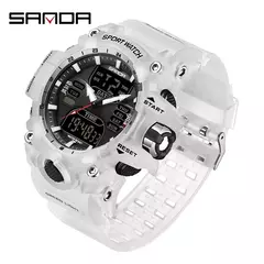 Sanda g estilo passo calorímetro único relógio eletrônico nightlight à prov - loja online