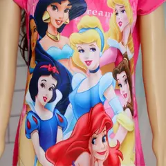 Sereia anna elsa vestido meninas camisola roupas dos desenhos animados pijamas - Show Drop