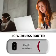 Dongle usb sem fio 4g lte, banda larga móvel, 150mbps, modem stick, cartão sim - Show Drop