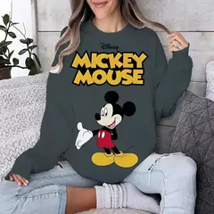 Hoodie feminino outono/inverno novo y2k mickey mouse dos desenhos animados molet na internet