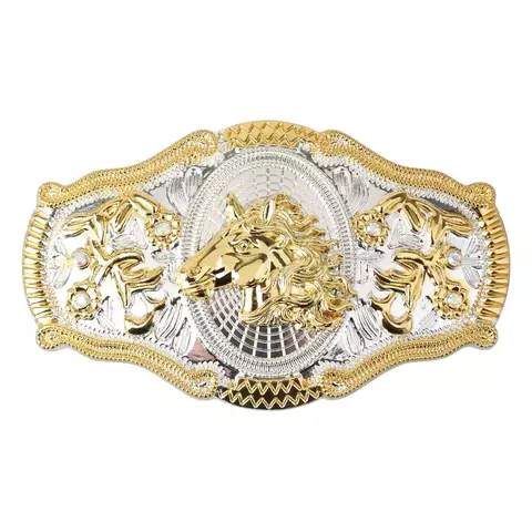 Fivelas de metal Gold Horse de cor dupla - comprar online
