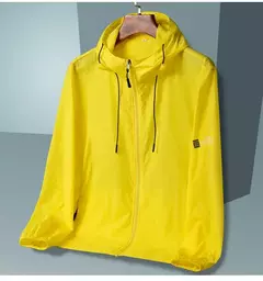 Imagem do Jaqueta com capuz UV para homens e mulheres, proteção solar impermeável, roup