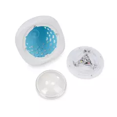 Luzes flutuantes para piscina, padrão de peixe, luzes subaquáticas coloridas, na internet