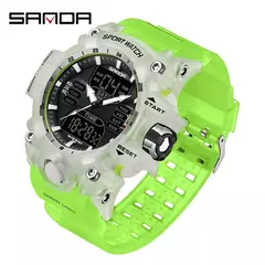 Sanda g estilo passo calorímetro único relógio eletrônico nightlight à prov - loja online