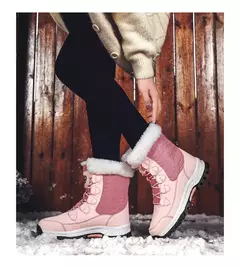 Imagem do Botas femininas de inverno plataforma botas de neve à prova dwaterproof água p
