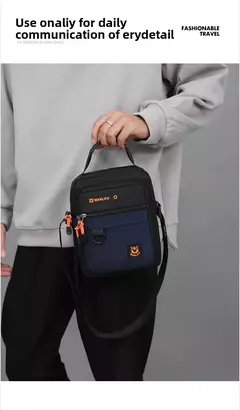 Novo masculino crossbody sling saco de ombro mensageiro oxford à prova água mu - loja online