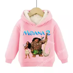 Moana 2 bonito moletons novo disney anime crianças moletom meninas meninos inve - Show Drop