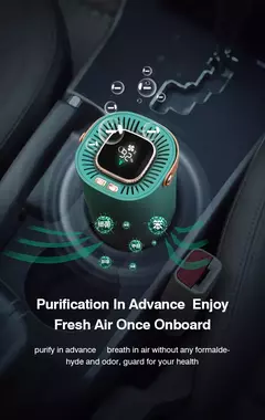 Purificador de ar portátil para carro, ionizador, gerador de íons negativos, f - comprar online