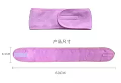 Toalha macia acessórios para o cabelo meninas headbands para lavagem do rosto b