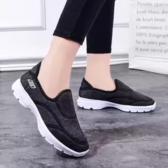Sapatos casuais de caminhada respirável para homens e mulheres, sapatos baixos - loja online