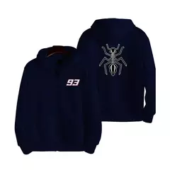 Moletom com capuz de motocicleta marquez streetwear esporte zíper moletom super na internet