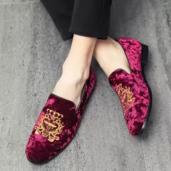 Imagem do Mocassins de luxo masculinos mocassins pretos, sapatos para dirigir, conversas c