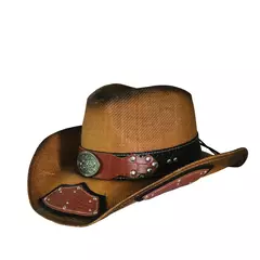 Retro ocidental cowboy chapéu de palha das mulheres dos homens moda grande bord na internet