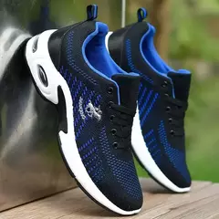 Moda Almofada de Ar dos homens Running Shoes Tamanho Grande 38-47 Sneakers Respi - loja online