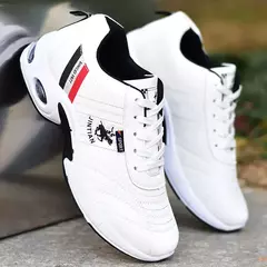 Imagem do Moda Almofada de Ar dos homens Running Shoes Tamanho Grande 38-47 Sneakers Respi