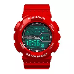 YIKAZE Relógio Esportivo Masculino Multifuncional LED Relógio Digital Grande M - comprar online
