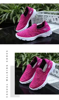 Sapatos casuais de caminhada respirável para homens e mulheres, sapatos baixos