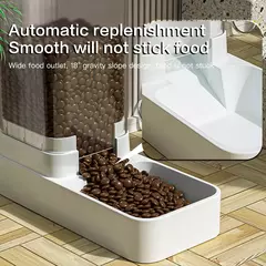 Imagem do Alimentador automático para gatos e dispensador de água com recipiente de arma