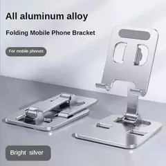 Suporte universal de liga de alumínio para tablet, flexível, para ipad, ajustável, dobrável, preguiçoso, desktop, ao vivo, suporte para celular