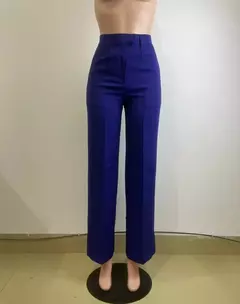 Imagem do 2025 novas calças femininas cintura alta reta perna calças largas casuais