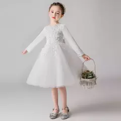 Meninas jovens casamento princesa elegante festa formal outono natal aniversári - comprar online