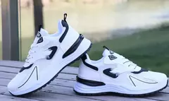 2025 sapatos casuais masculinos moda respirável esportes resistentes ao desgast - comprar online