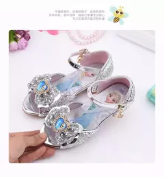 Disney meninas congeladas 2 elsa princesa sapatos meninas sapatos de cristal cri na internet