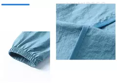 Casaco fino masculino com bolso, protetor solar, jaqueta casual de caminhada, go - loja online