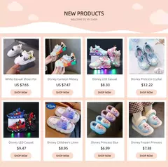 Imagem do Disney crianças sapatos de verão nova elsa meninas malha praia especial moda i