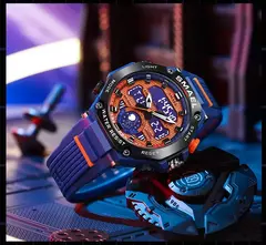SMAEL 8069 SMAEL Astro Alloy Multi funcional Relógio de estudante para esportes - Show Drop